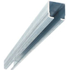 Galvanised C-profile for protective curtain